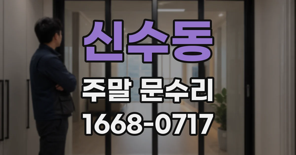 신수동 주말 문수리