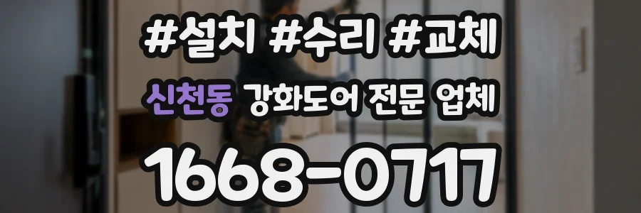 신천동 강화도어 전문 업체