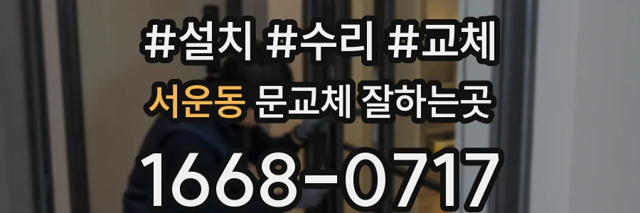 서운동 문교체 잘하는곳