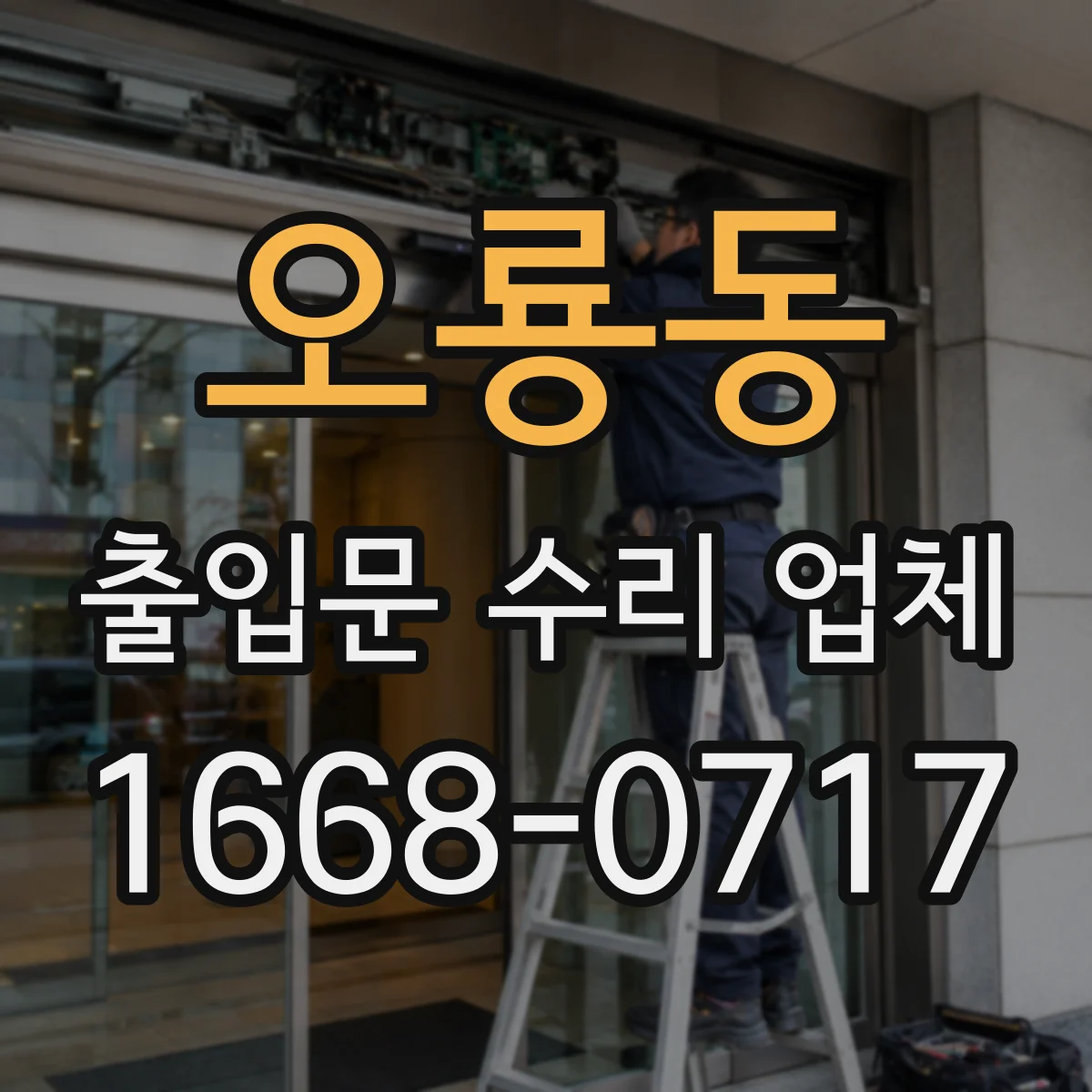 오룡동 출입문 수리 업체