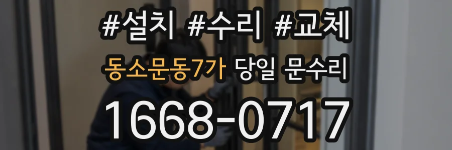 동소문동7가 당일 문수리