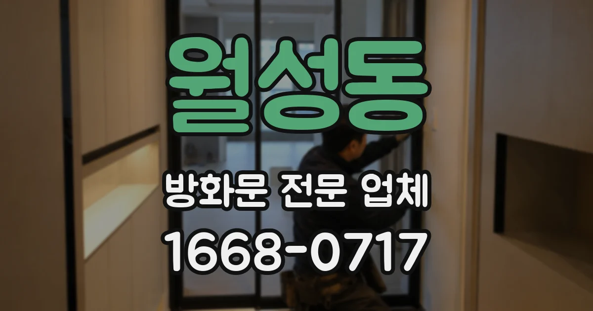 월성동 방화문 전문 업체