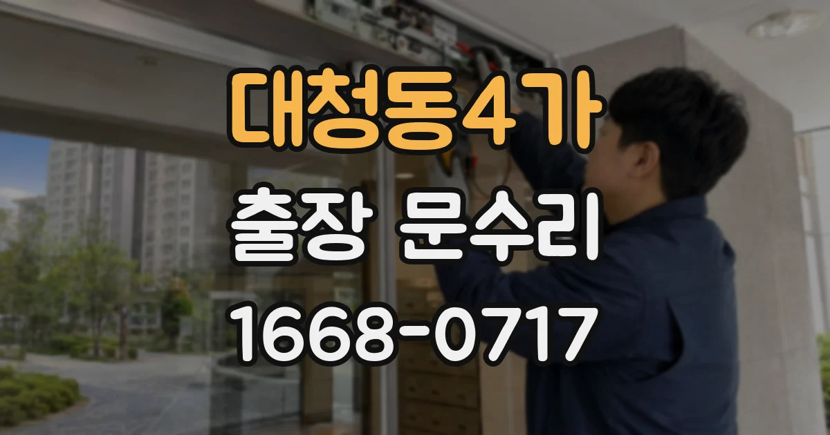 대청동4가 출장 문수리