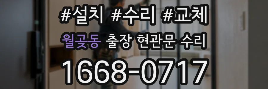 월곶동 출장 현관문 수리