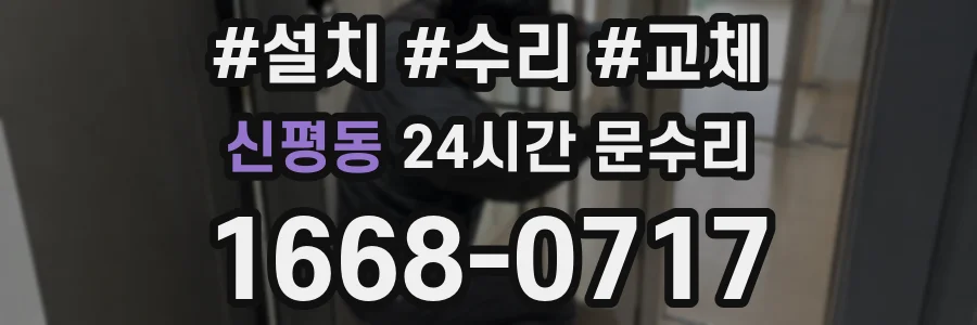 신평동 24시간 문수리