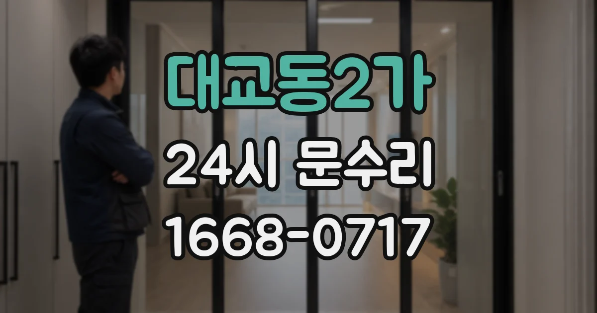 대교동2가 24시 문수리