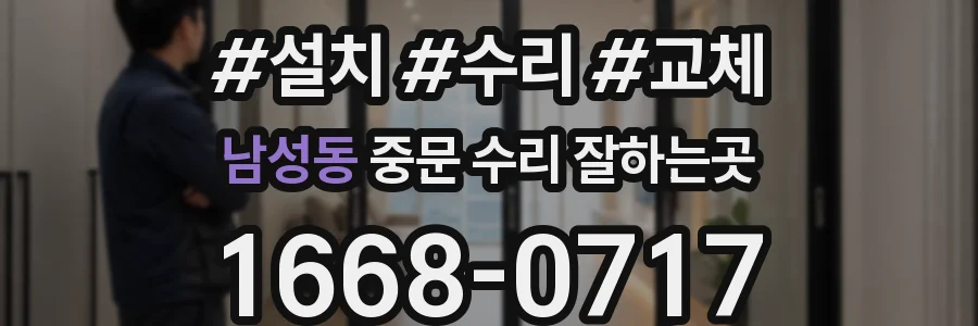 남성동 중문 수리 잘하는곳