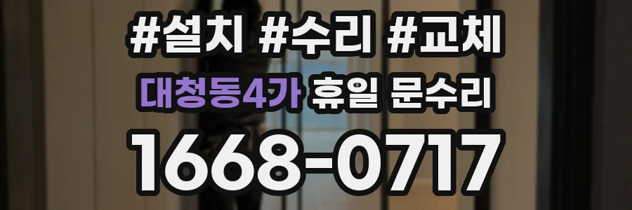 대청동4가 휴일 문수리