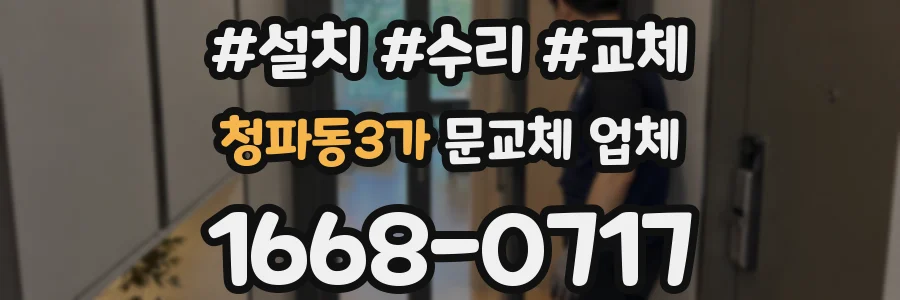 청파동3가 문교체 업체