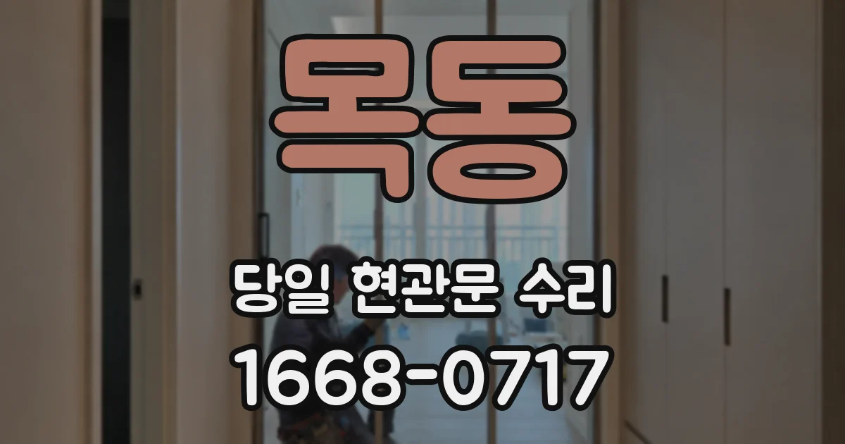 목동 당일 현관문 수리