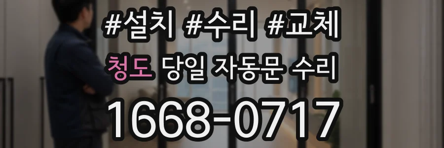 청도 당일 자동문 수리