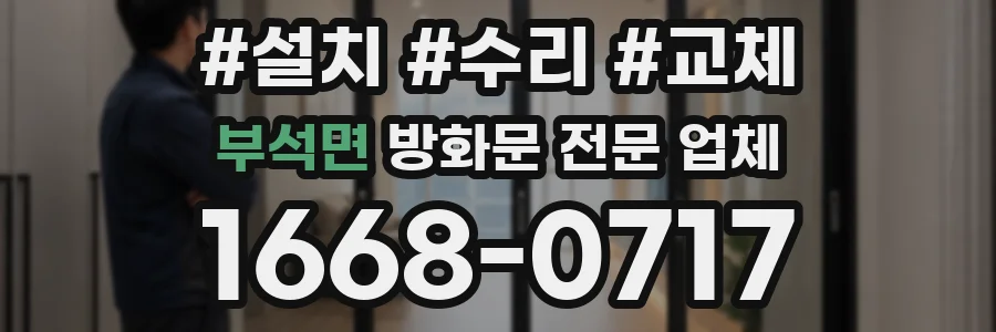 부석면 방화문 전문 업체