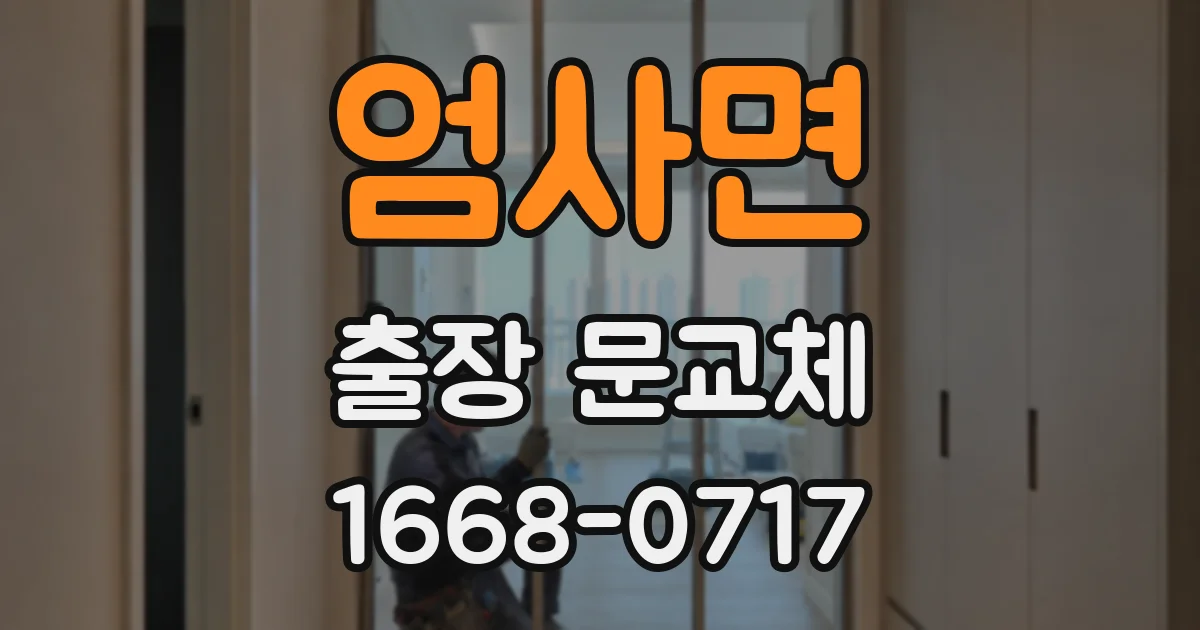 엄사면 출장 문교체