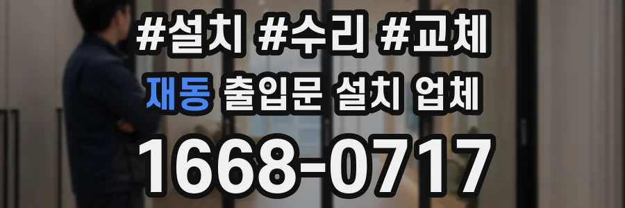 재동 출입문 설치 업체
