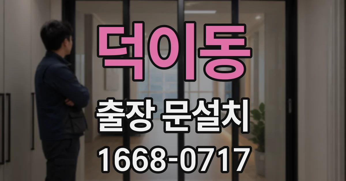 덕이동 출장 문설치