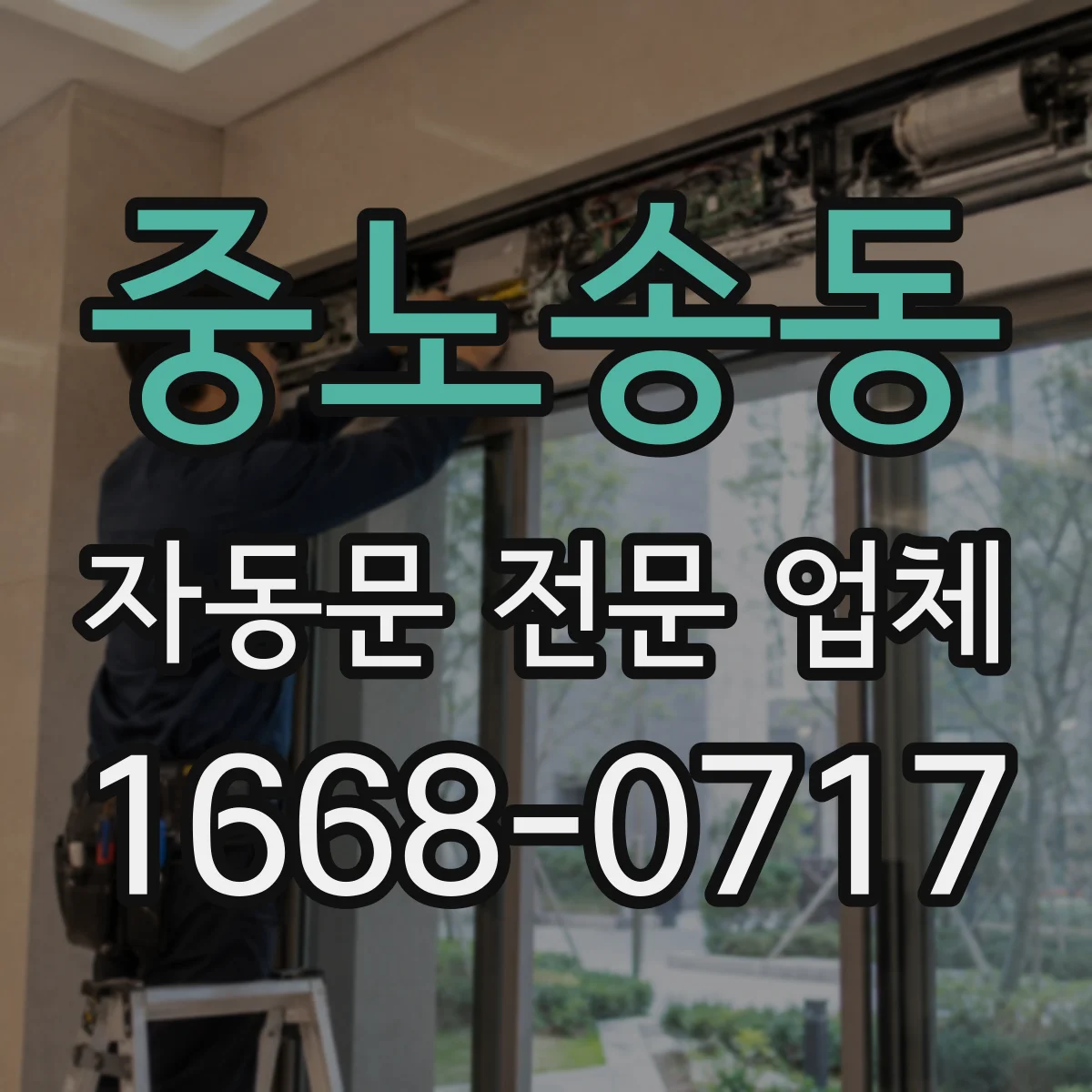 중노송동 자동문 전문 업체