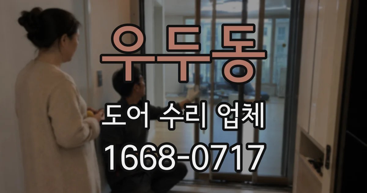 우두동 도어 수리 업체