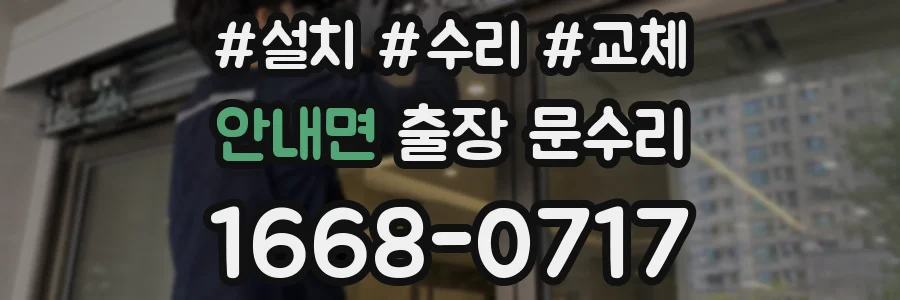 안내면 출장 문수리