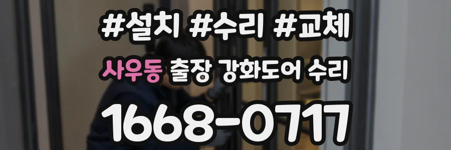 사우동 출장 강화도어 수리