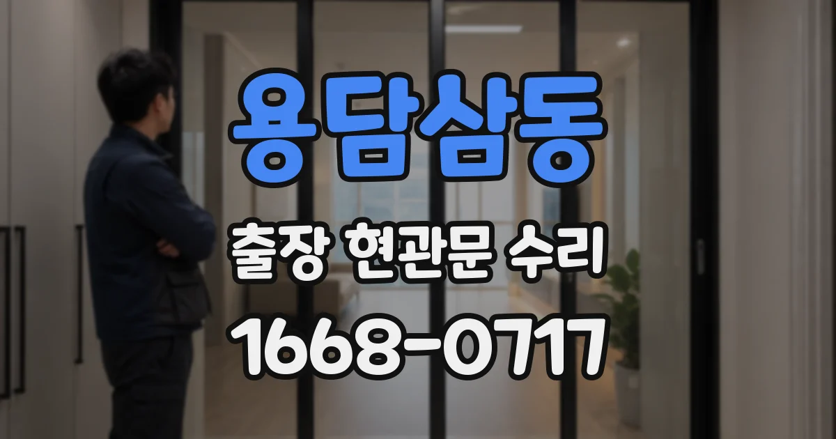 용담삼동 출장 현관문 수리