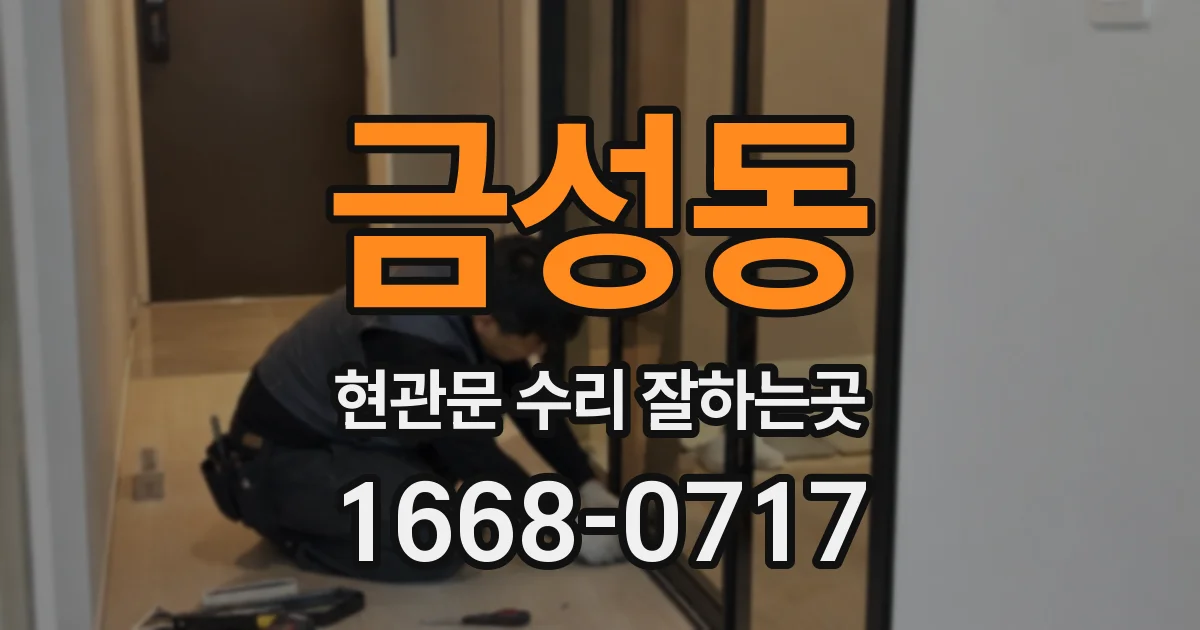 금성동 현관문 수리 잘하는곳