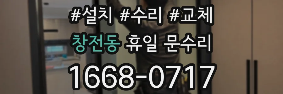 창전동 휴일 문수리