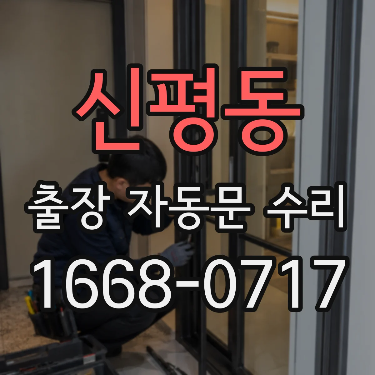 신평동 출장 자동문 수리