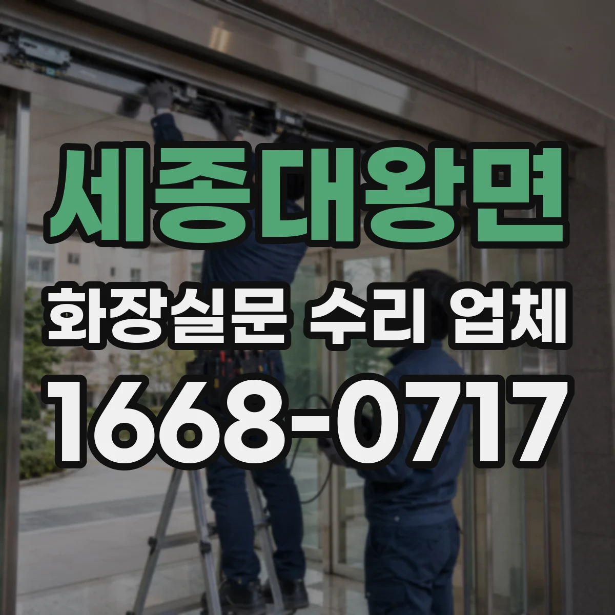 세종대왕면 화장실문 수리 업체