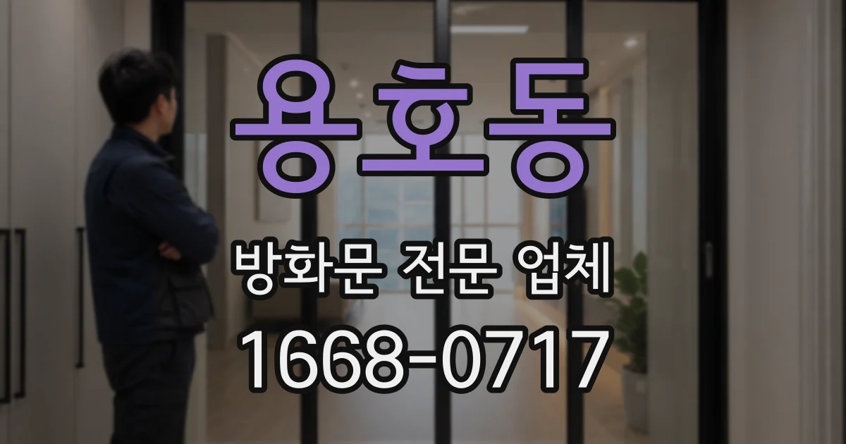 용호동 방화문 전문 업체