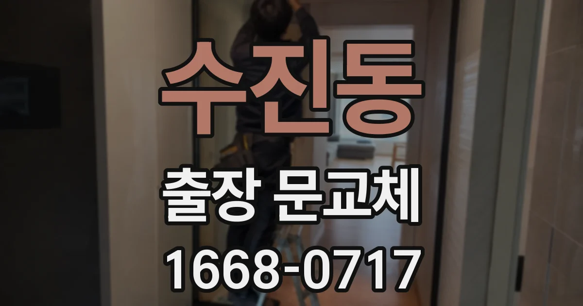 수진동 출장 문교체