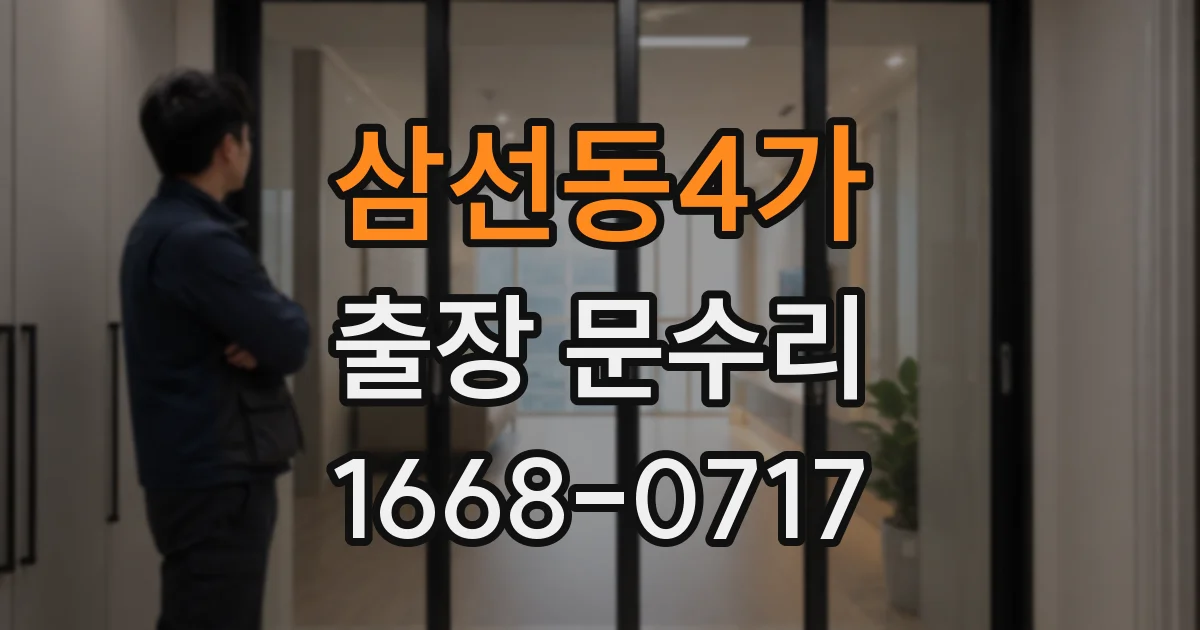 삼선동4가 출장 문수리
