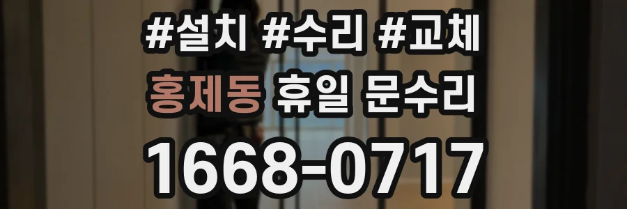 홍제동 휴일 문수리