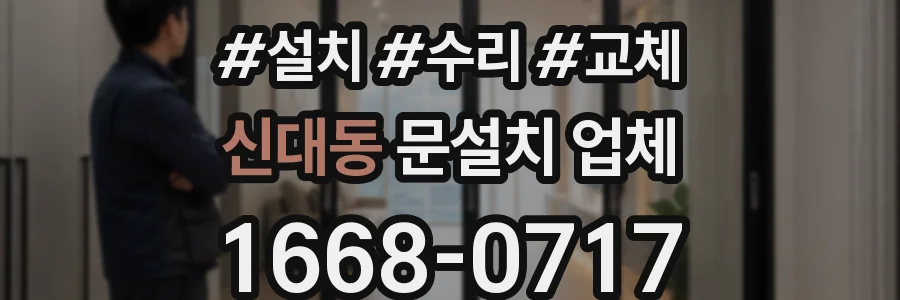 신대동 문설치 업체