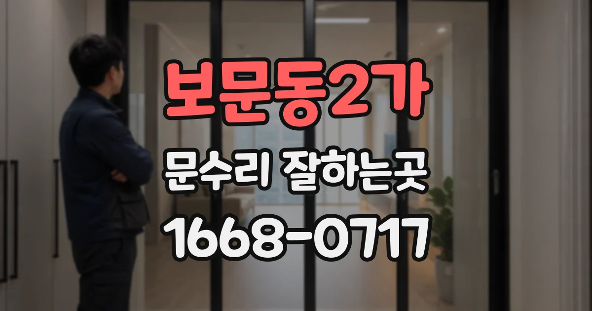 보문동2가 문수리 잘하는곳