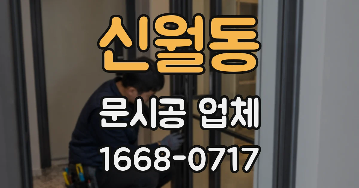 신월동 문시공 업체