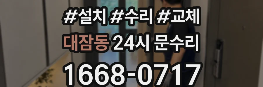 대잠동 24시 문수리
