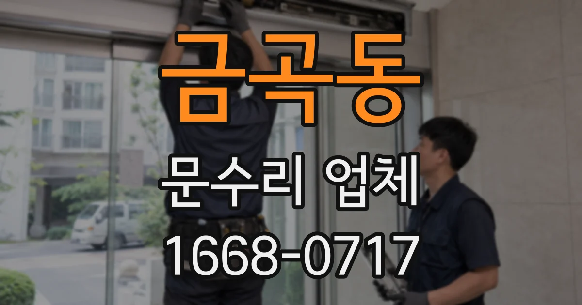 금곡동 문수리 업체