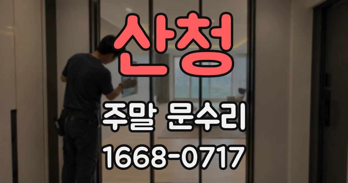 산청 주말 문수리