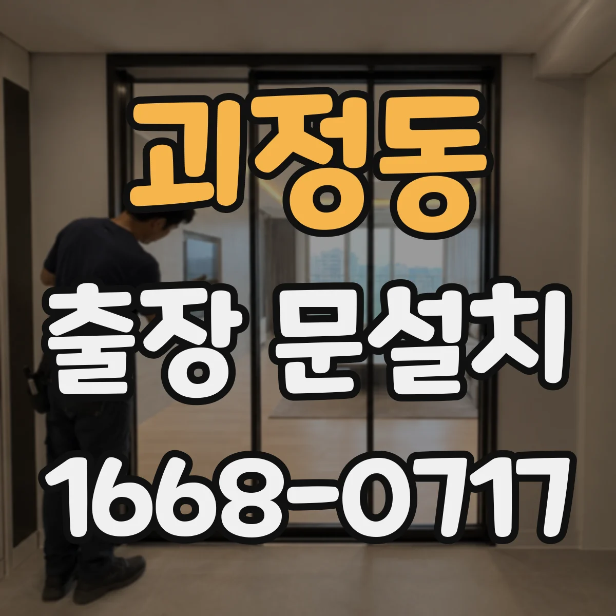괴정동 출장 문설치
