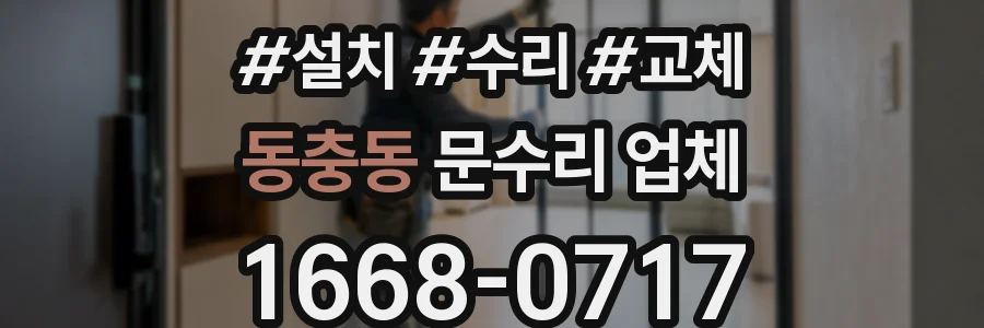 동충동 문수리 업체