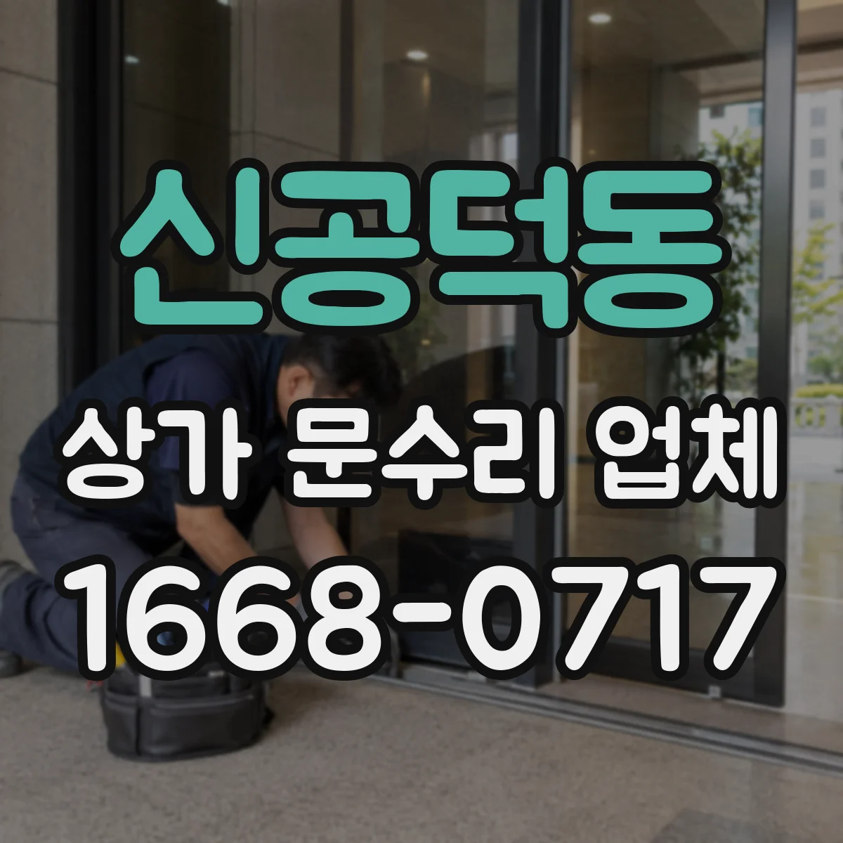 신공덕동 상가 문수리 업체