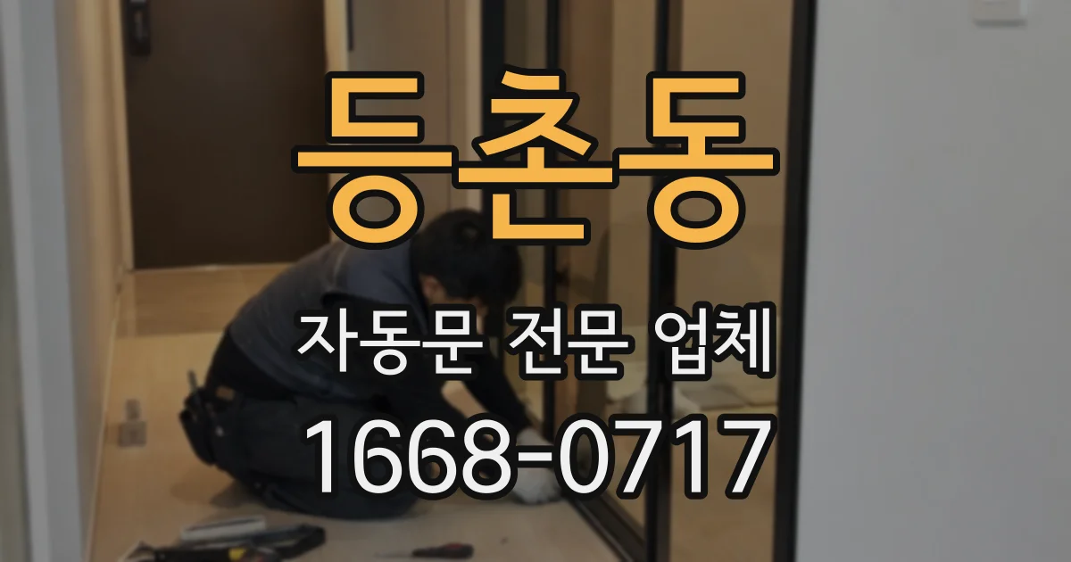 등촌동 자동문 전문 업체