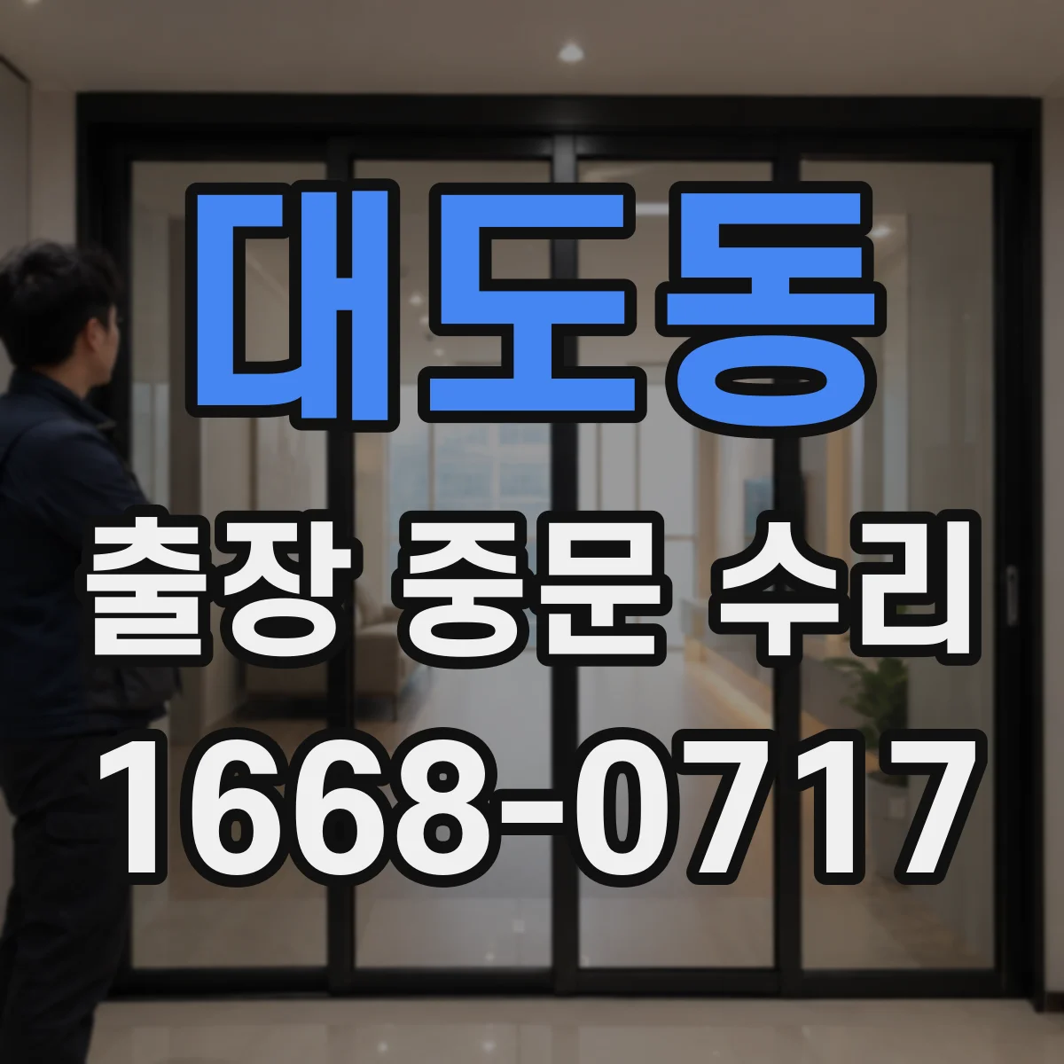 대도동 출장 중문 수리