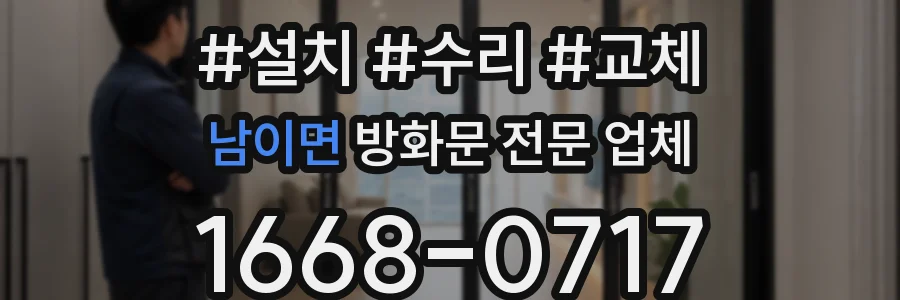 남이면 방화문 전문 업체
