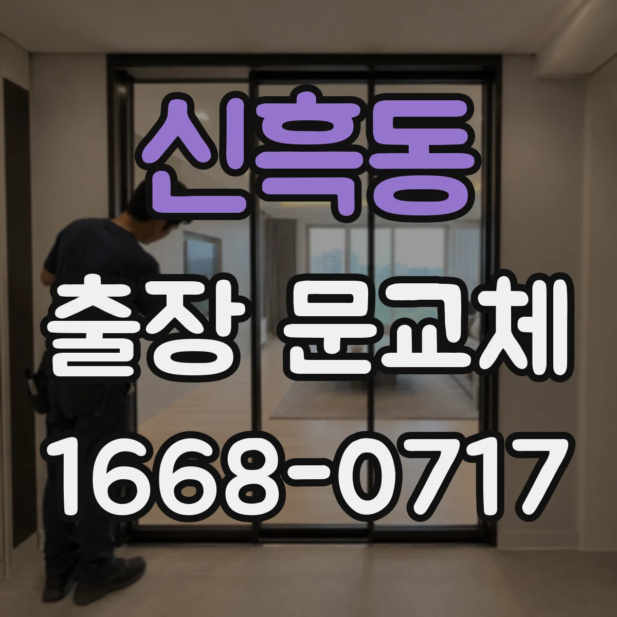 신흑동 출장 문교체