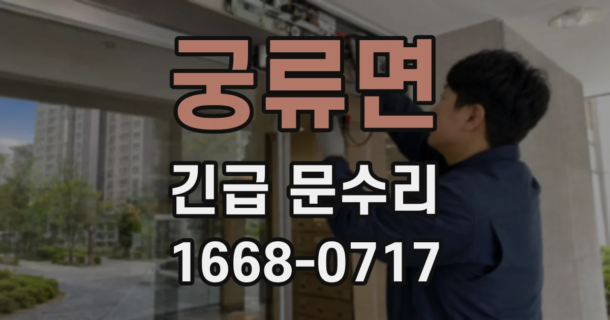 궁류면 긴급 문수리