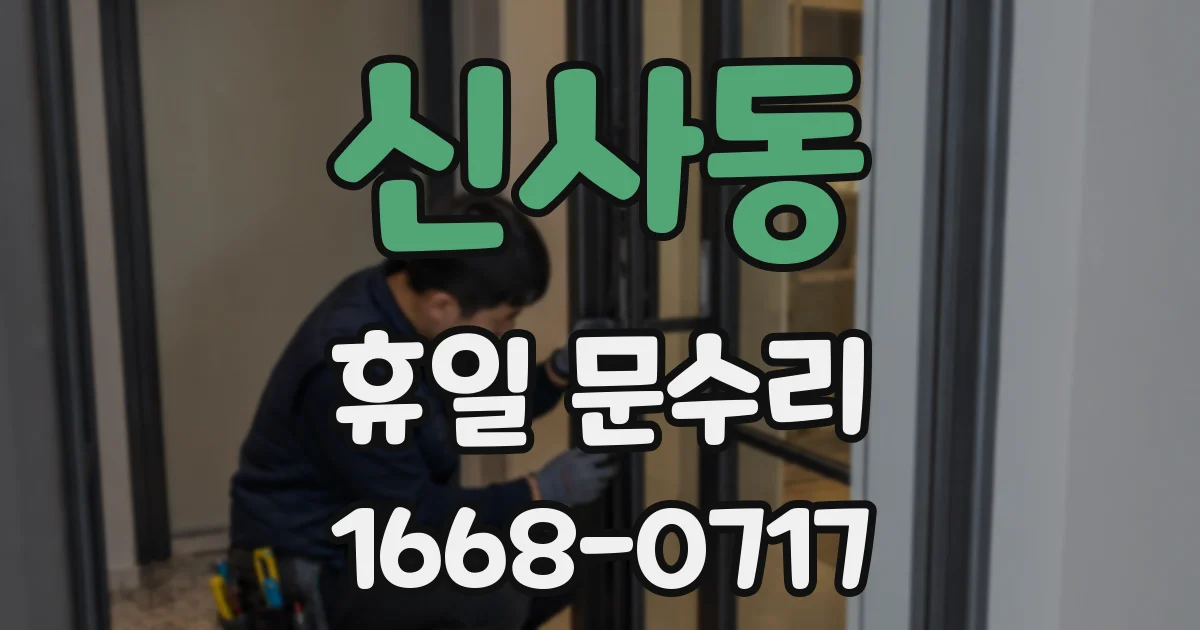 신사동 휴일 문수리
