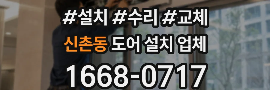 신촌동 도어 설치 업체