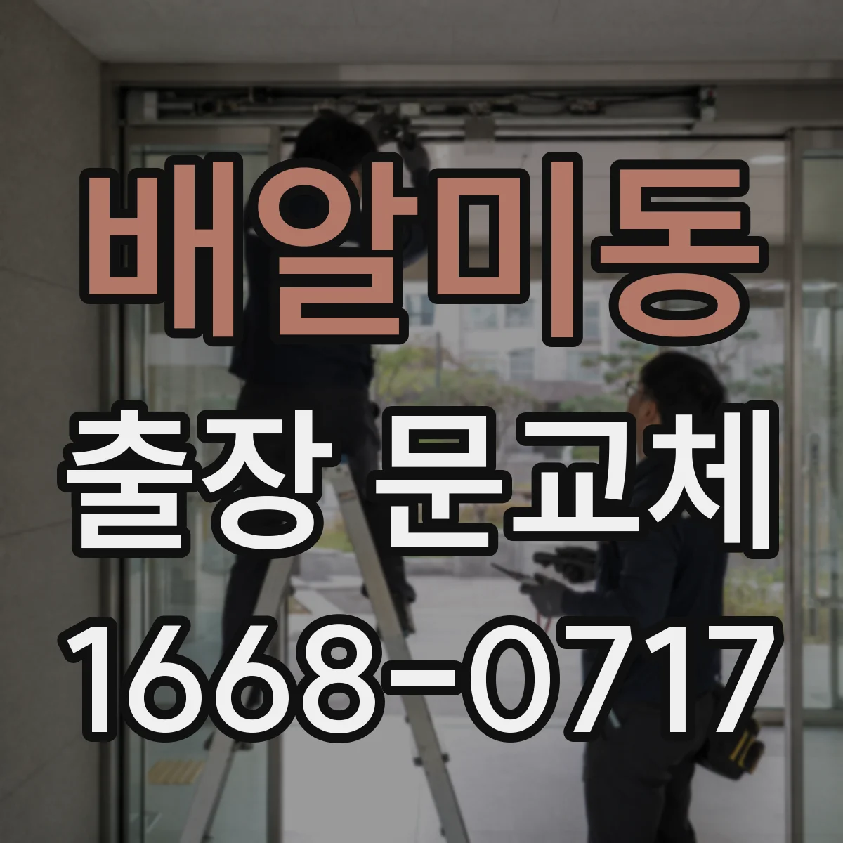 배알미동 출장 문교체