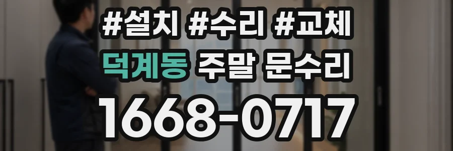 덕계동 주말 문수리